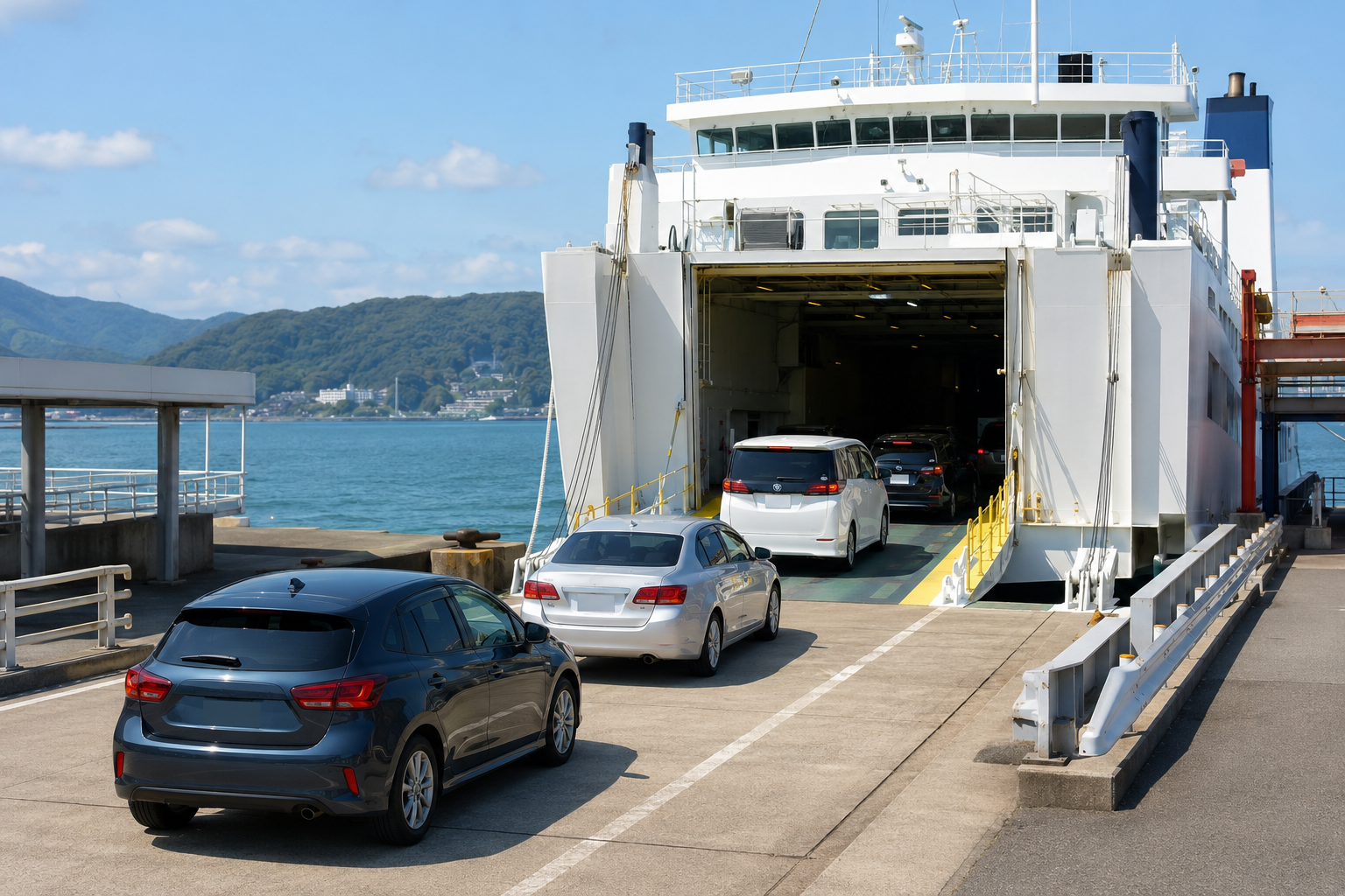 フェリーによる車両輸送
